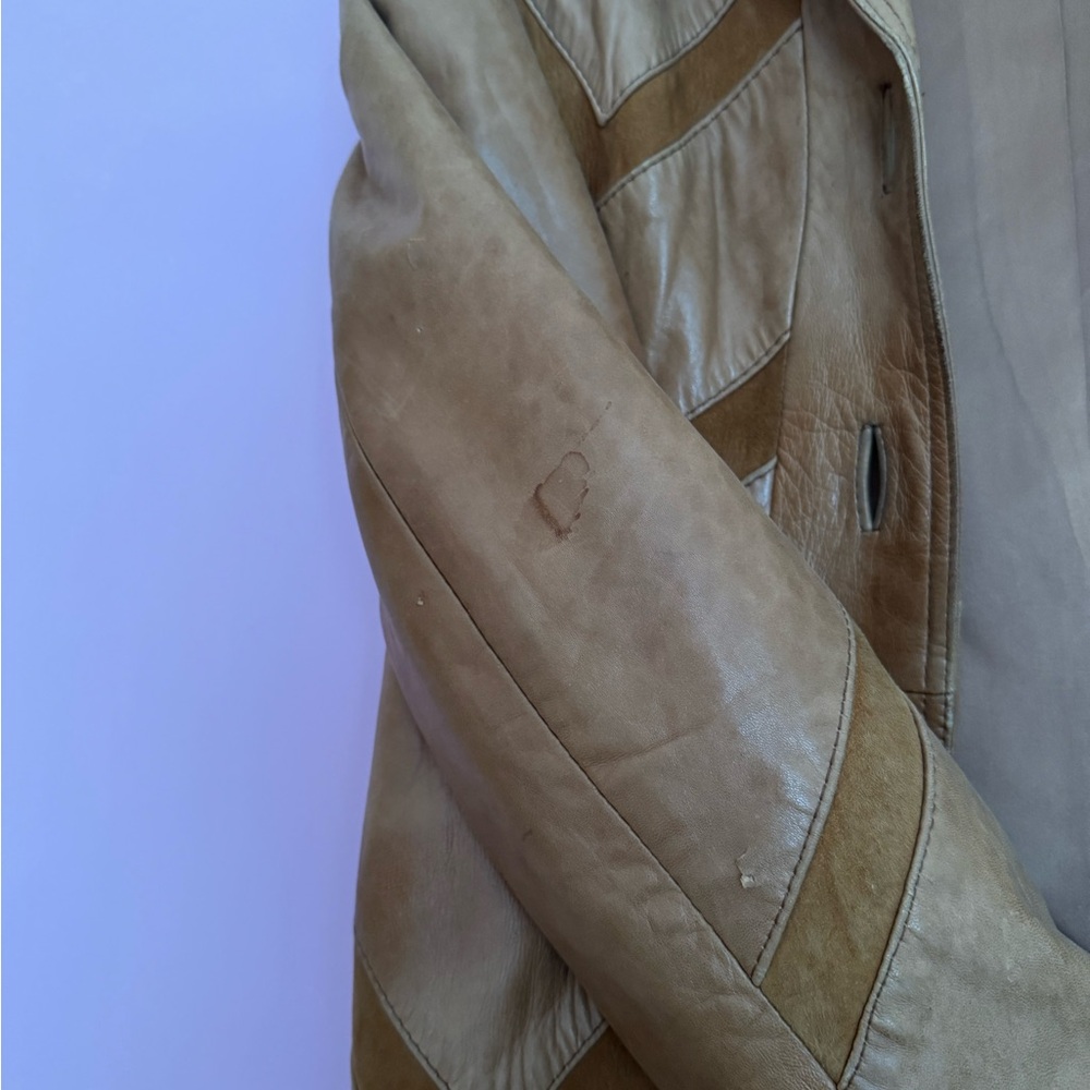 RARE Vintage Skin Gear Leather Trench Coat - Picture 7 of 7